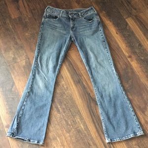 Mens Silver Bootcut Jeans